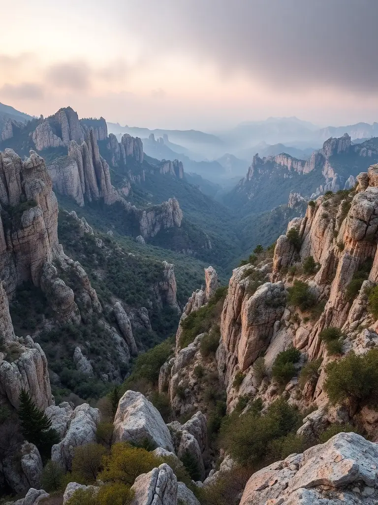 A scenic view of the Grands Causses region, highlighting the natural beauty and importance of conservation in hunting.